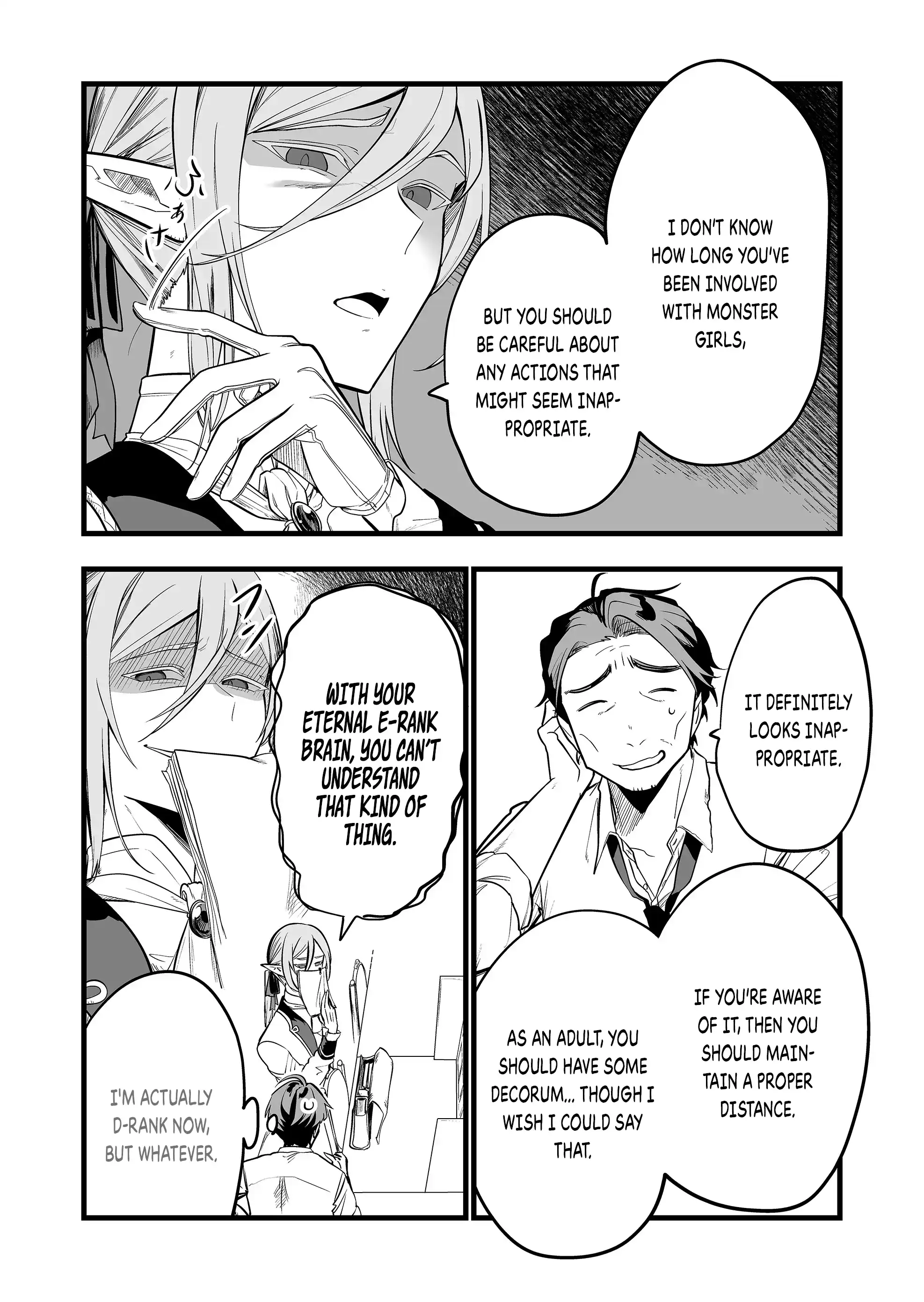 Halaman dari "Ano Toki Tasukete Itadaita Monster Musume desu." Isekai Ossan Kyoushi Totsuzen no Moteki ni Konwaku suru Chapter 26