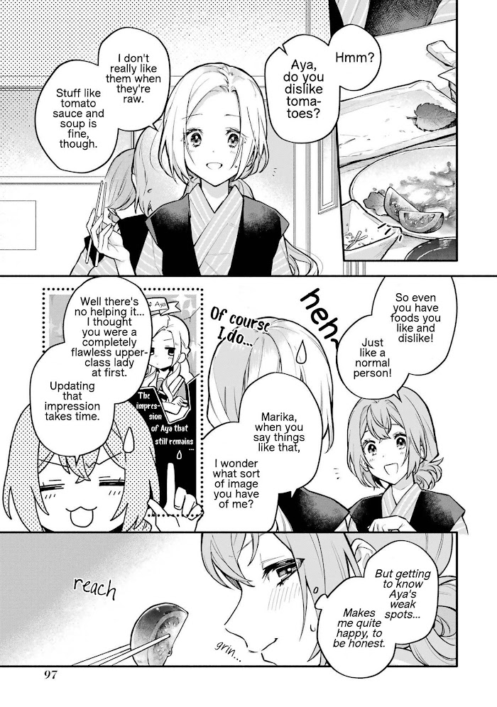 Halaman dari Onna Doushi toka Arienai desho to Iiharu Onnanoko wo, Hyakunichikan de Tetteiteki ni Otosu Yuri no Ohanashi Chapter 13