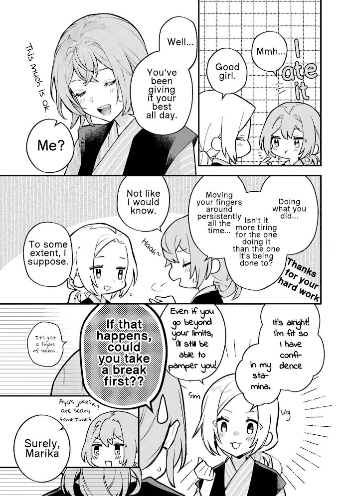 Halaman dari Onna Doushi toka Arienai desho to Iiharu Onnanoko wo, Hyakunichikan de Tetteiteki ni Otosu Yuri no Ohanashi Chapter 13