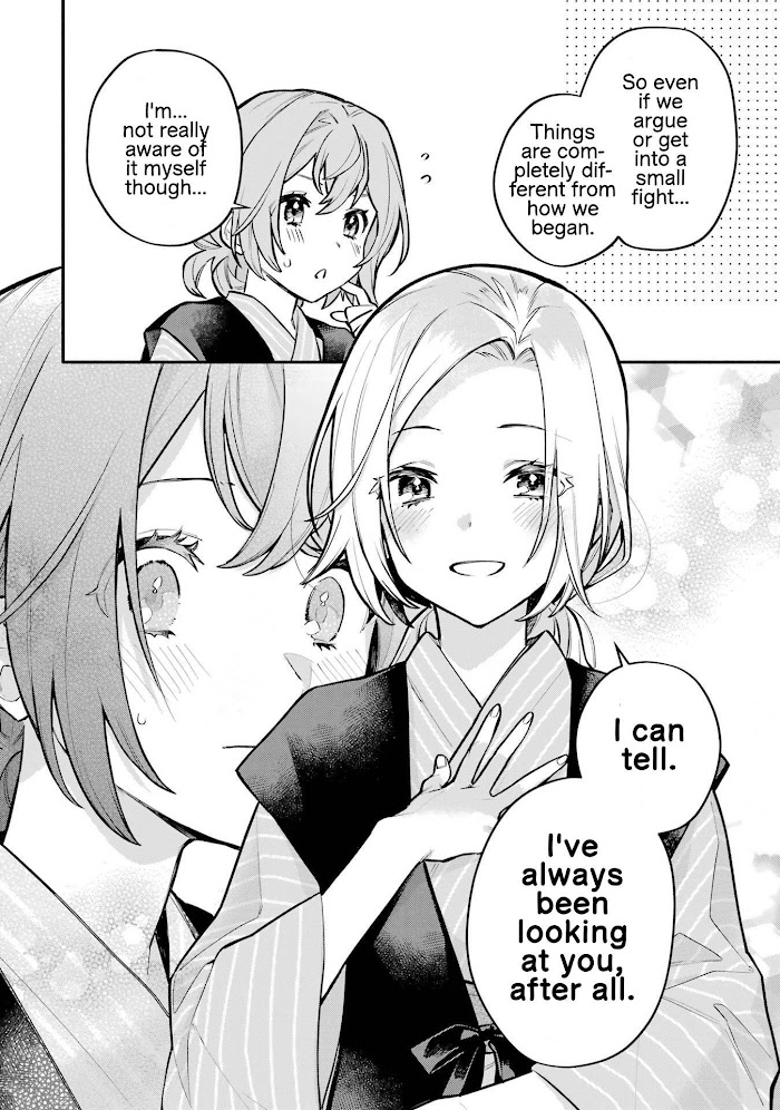 Halaman dari Onna Doushi toka Arienai desho to Iiharu Onnanoko wo, Hyakunichikan de Tetteiteki ni Otosu Yuri no Ohanashi Chapter 13