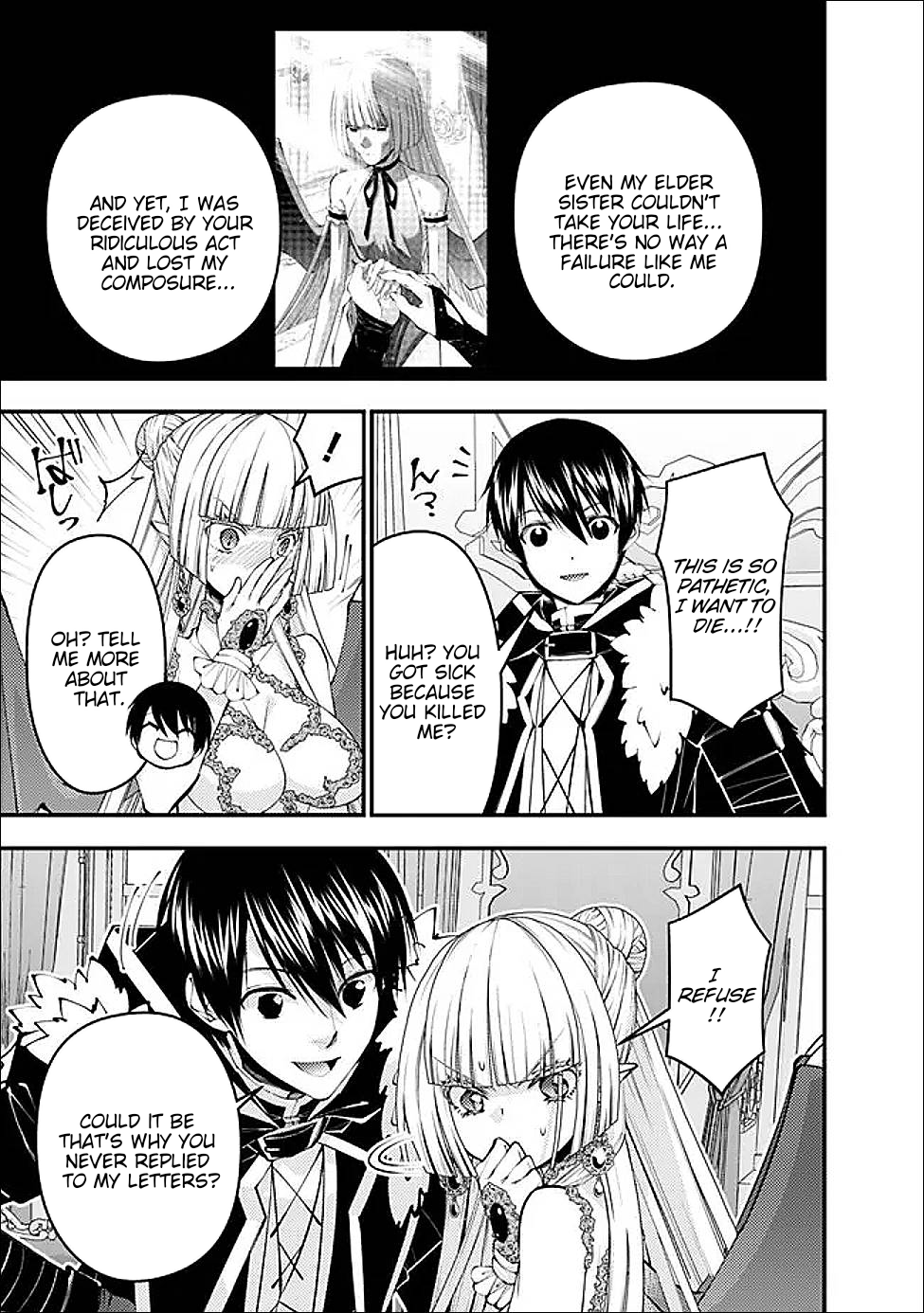 Halaman dari Fukushuu o Koinegau Saikyou Yuusha wa, Yami no Chikara de Senmetsu Musou Suru Chapter 112