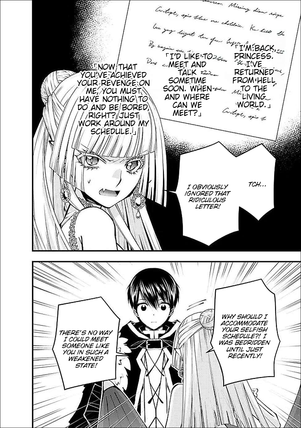 Halaman dari Fukushuu o Koinegau Saikyou Yuusha wa, Yami no Chikara de Senmetsu Musou Suru Chapter 112