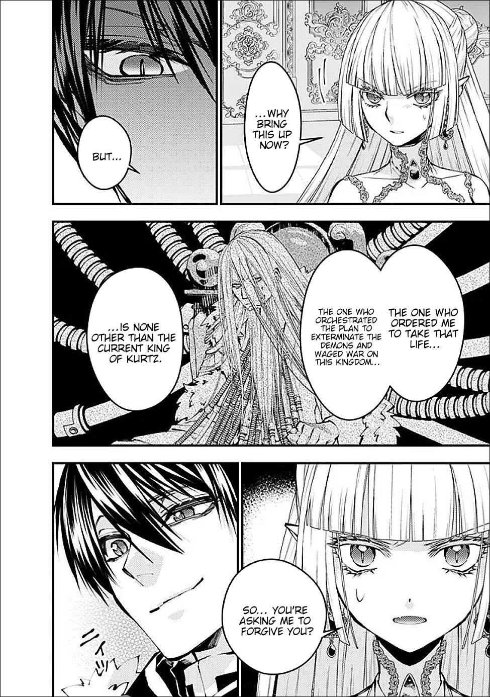 Halaman dari Fukushuu o Koinegau Saikyou Yuusha wa, Yami no Chikara de Senmetsu Musou Suru Chapter 112