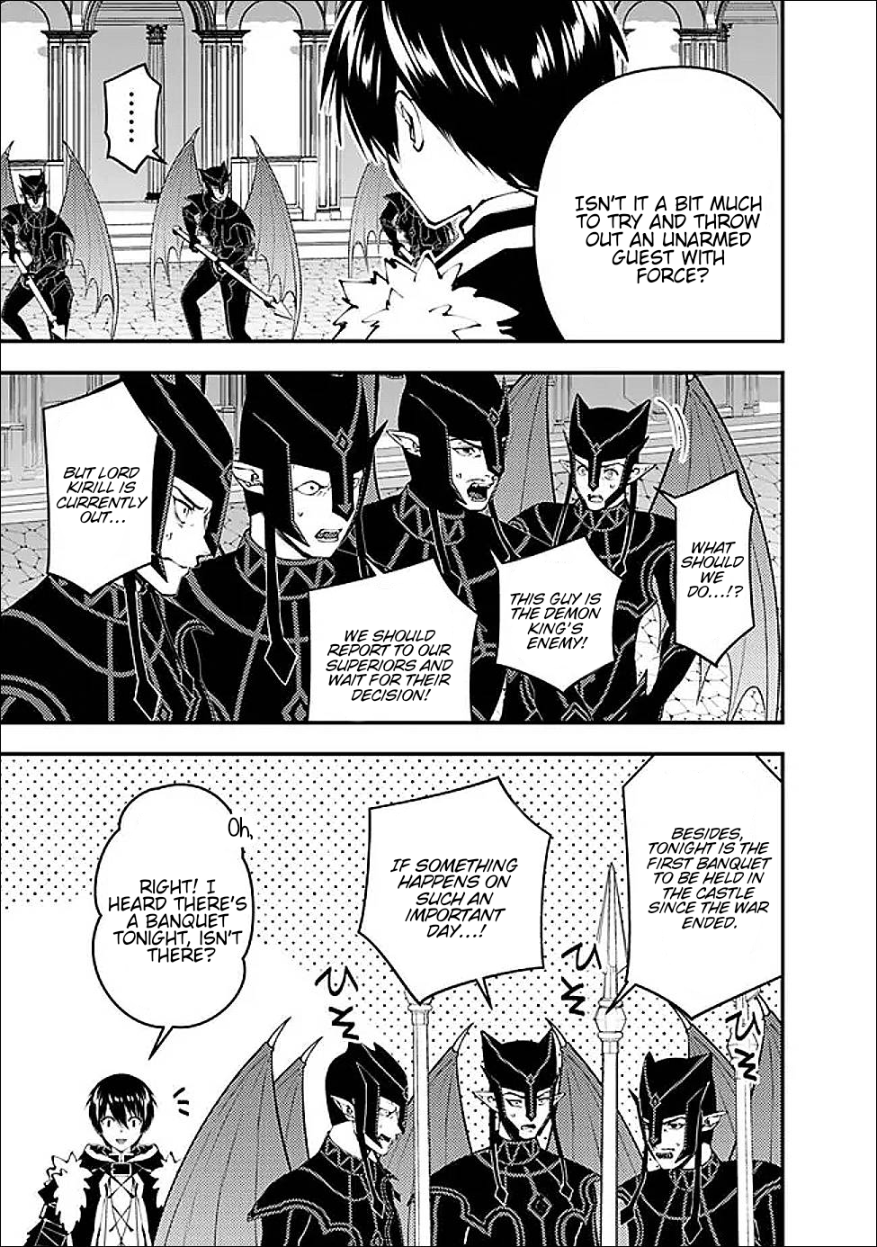 Halaman dari Fukushuu o Koinegau Saikyou Yuusha wa, Yami no Chikara de Senmetsu Musou Suru Chapter 112