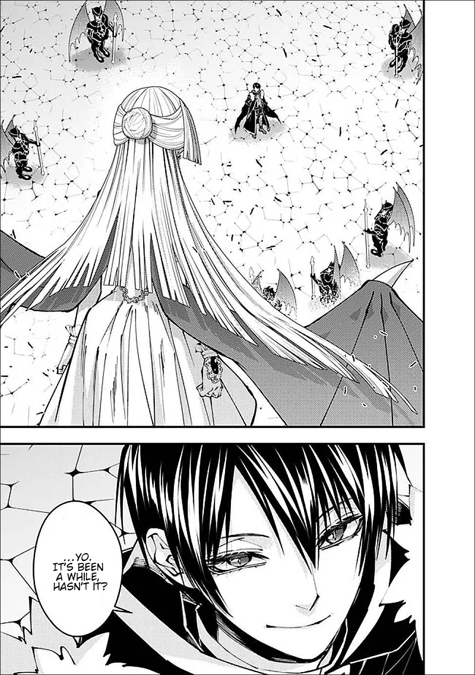 Halaman dari Fukushuu o Koinegau Saikyou Yuusha wa, Yami no Chikara de Senmetsu Musou Suru Chapter 112