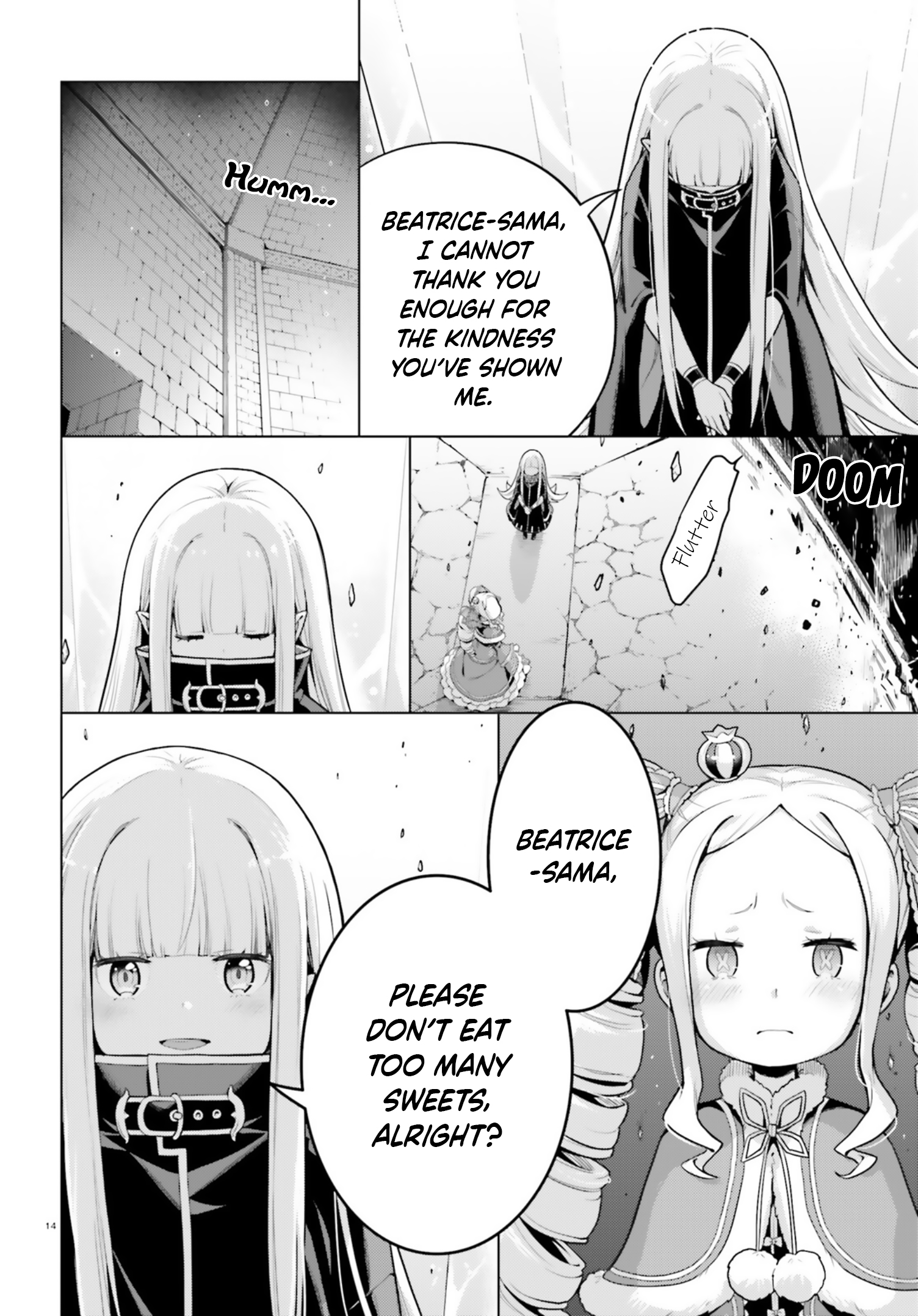 Halaman dari Re:Zero kara Hajimeru Isekai Seikatsu: Dai 4-shou—Seiiki to Gouyoku no Majo Chapter 56
