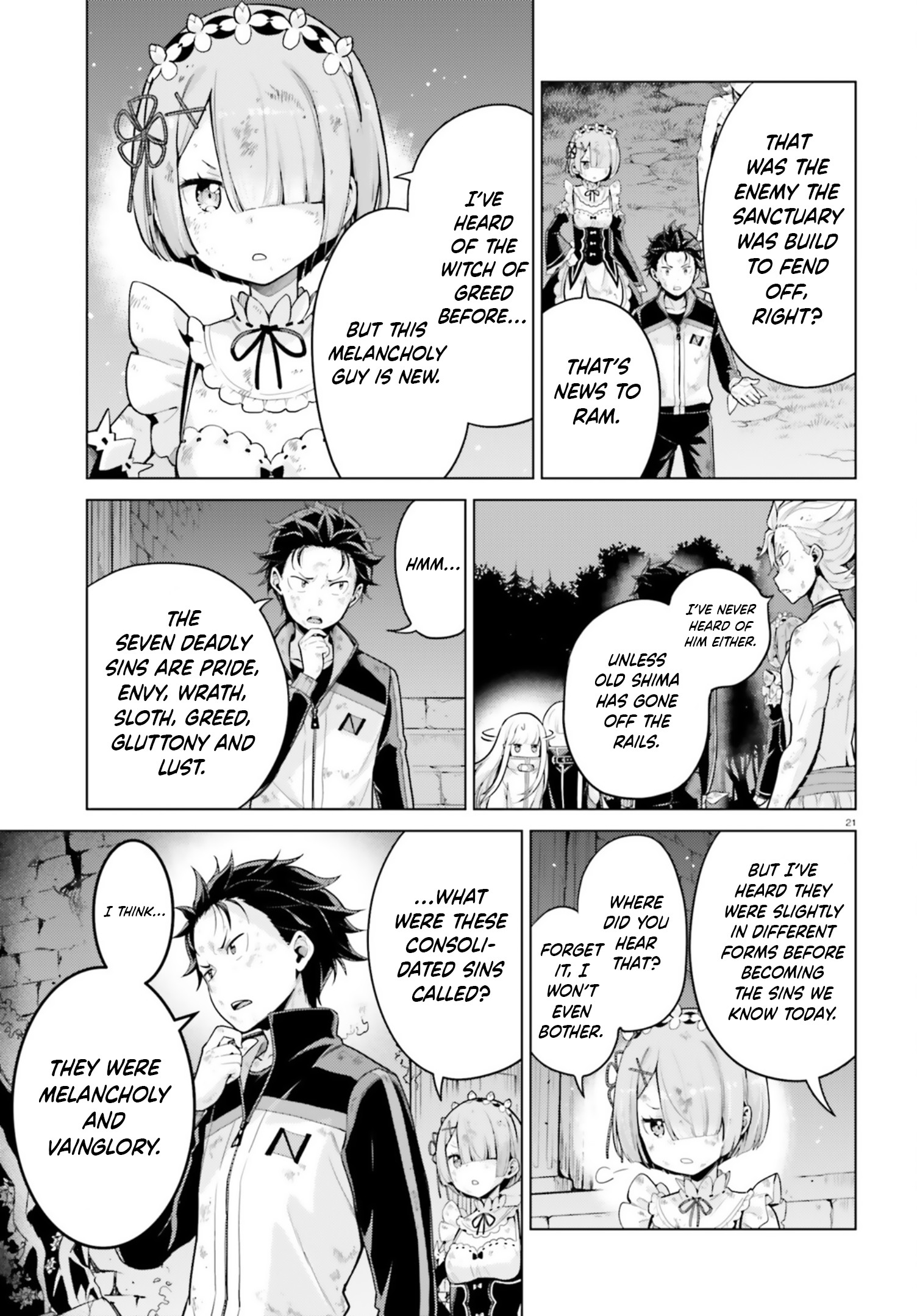 Halaman dari Re:Zero kara Hajimeru Isekai Seikatsu: Dai 4-shou—Seiiki to Gouyoku no Majo Chapter 56