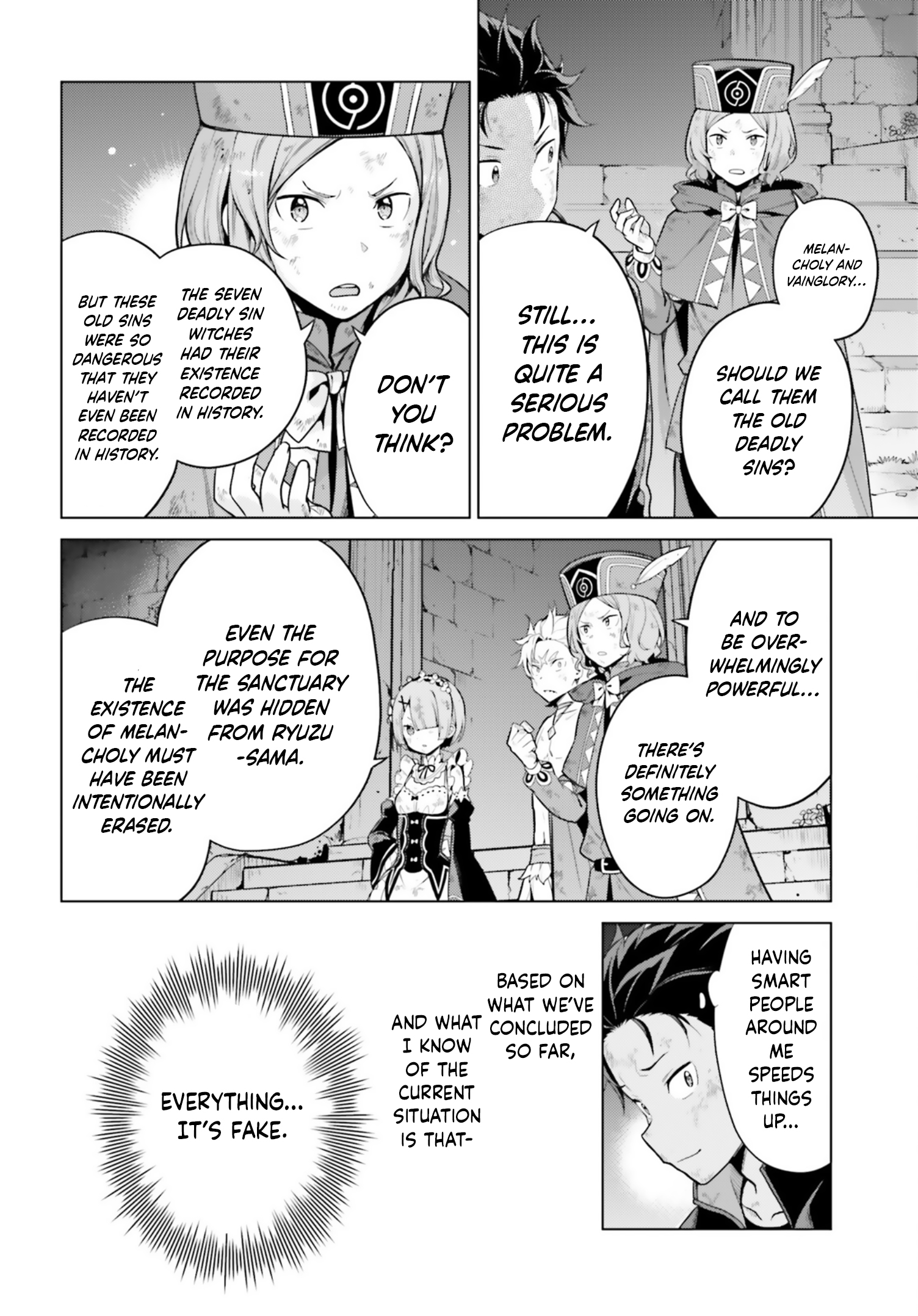 Halaman dari Re:Zero kara Hajimeru Isekai Seikatsu: Dai 4-shou—Seiiki to Gouyoku no Majo Chapter 56