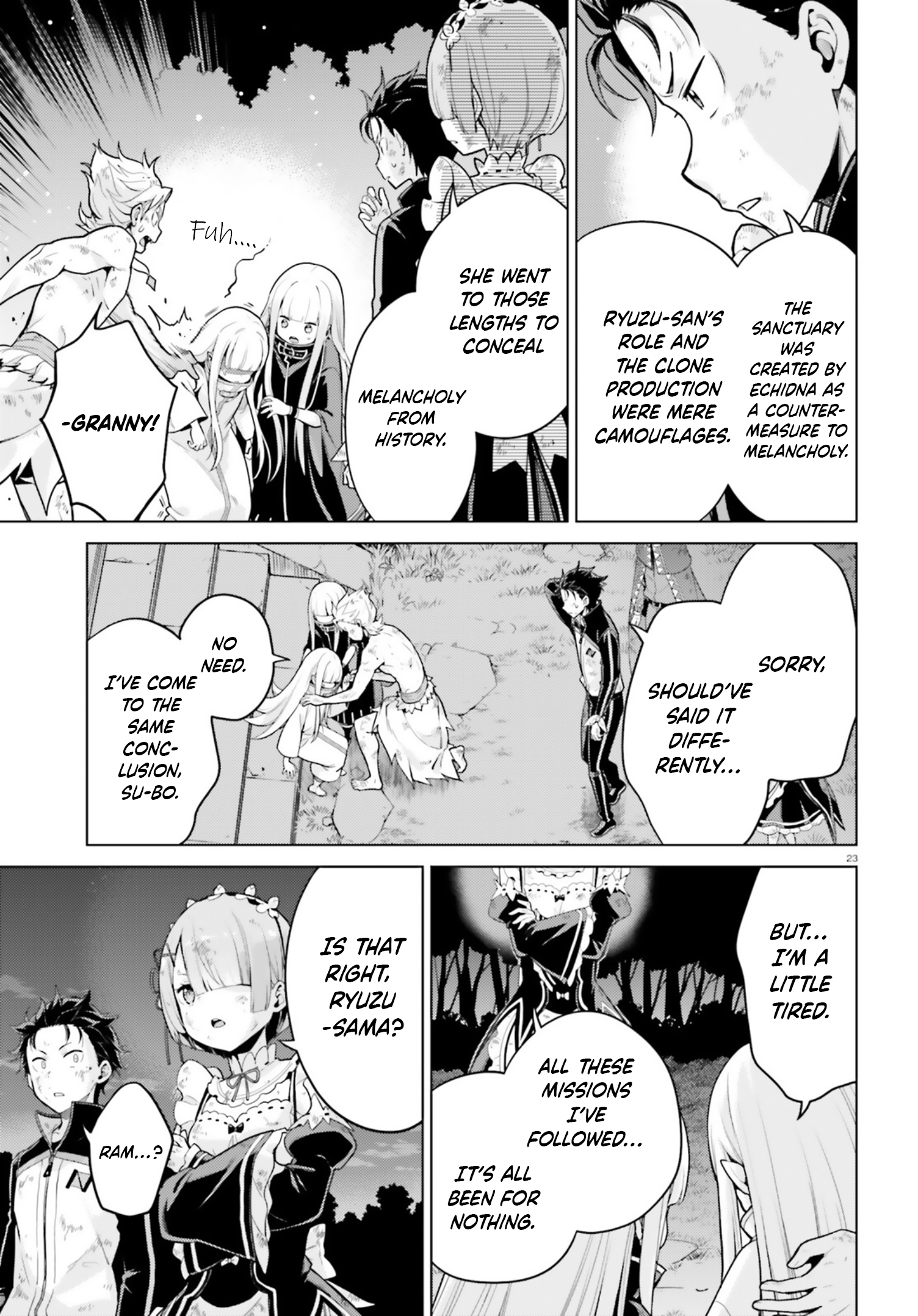 Halaman dari Re:Zero kara Hajimeru Isekai Seikatsu: Dai 4-shou—Seiiki to Gouyoku no Majo Chapter 56