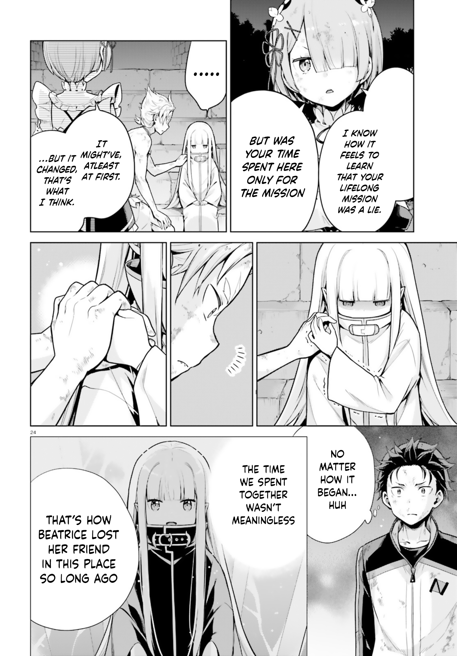 Halaman dari Re:Zero kara Hajimeru Isekai Seikatsu: Dai 4-shou—Seiiki to Gouyoku no Majo Chapter 56