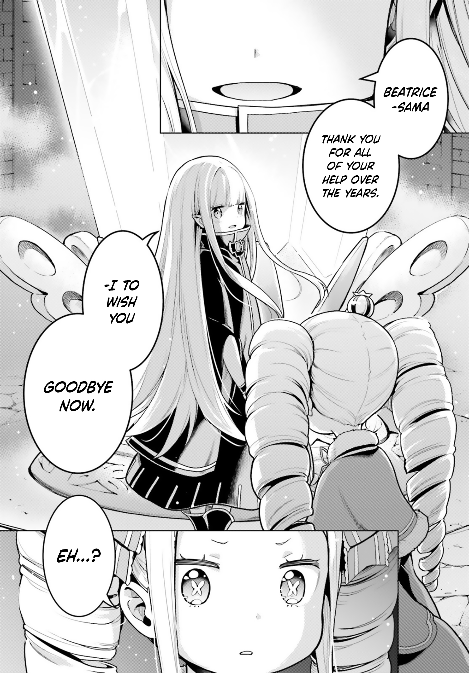 Halaman dari Re:Zero kara Hajimeru Isekai Seikatsu: Dai 4-shou—Seiiki to Gouyoku no Majo Chapter 56