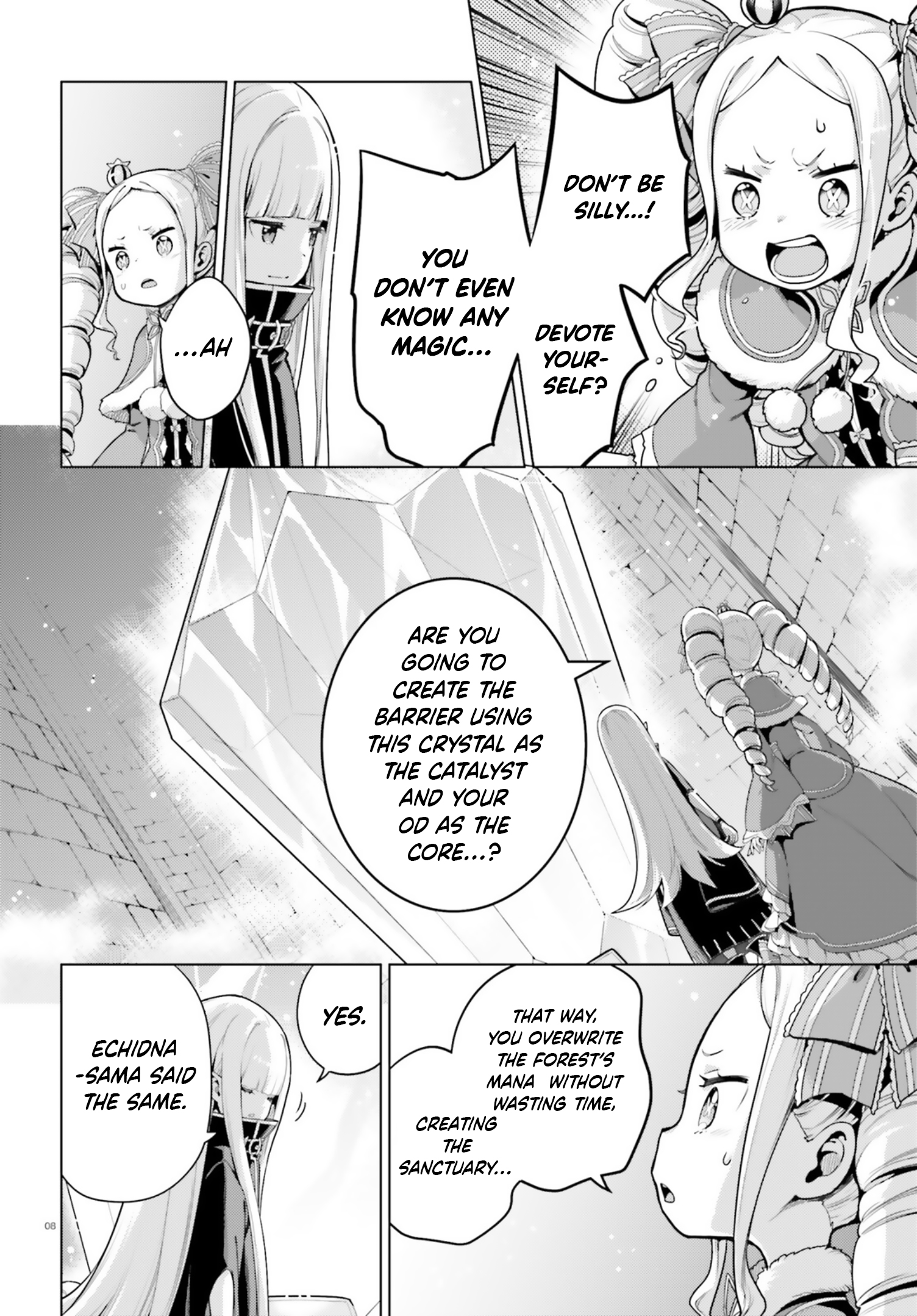 Halaman dari Re:Zero kara Hajimeru Isekai Seikatsu: Dai 4-shou—Seiiki to Gouyoku no Majo Chapter 56