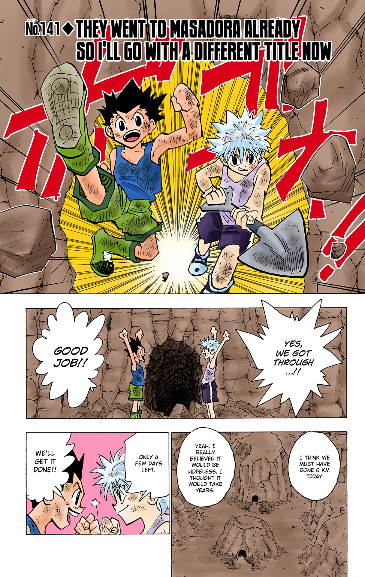 Halaman dari Hunter x Hunter (Official Colored) Chapter 141