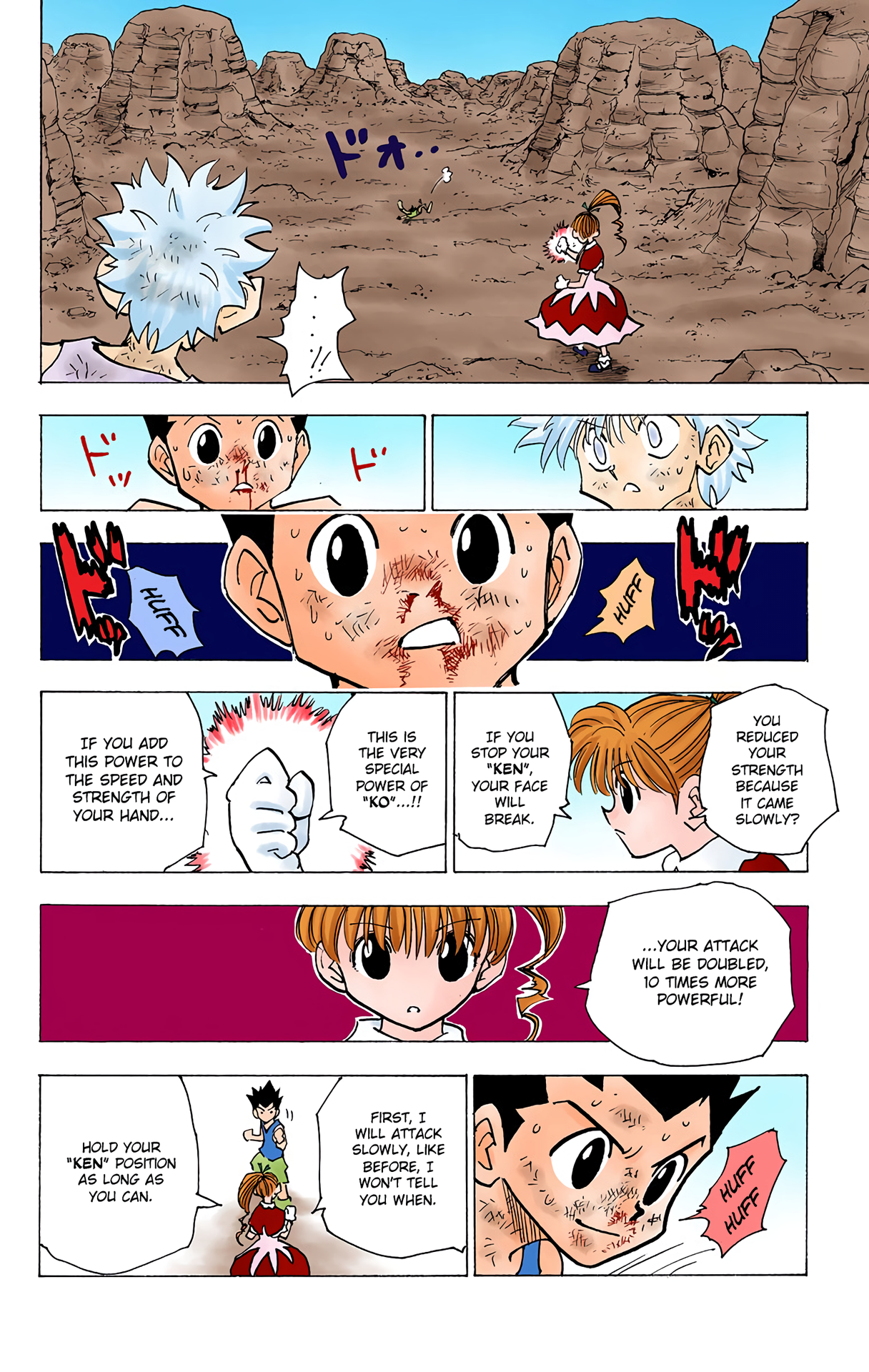 Halaman dari Hunter x Hunter (Official Colored) Chapter 141