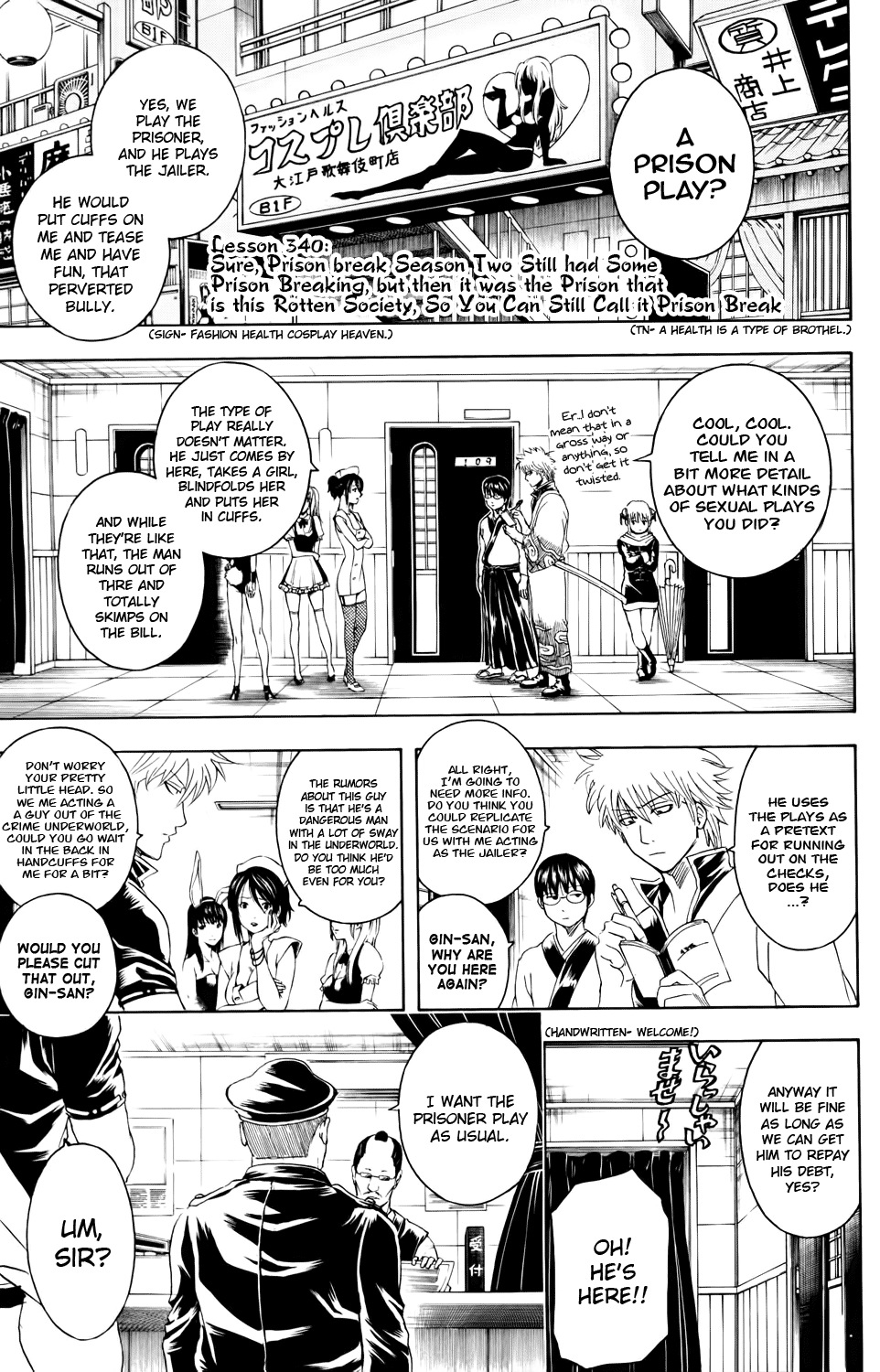 Halaman dari Gintama Chapter 340