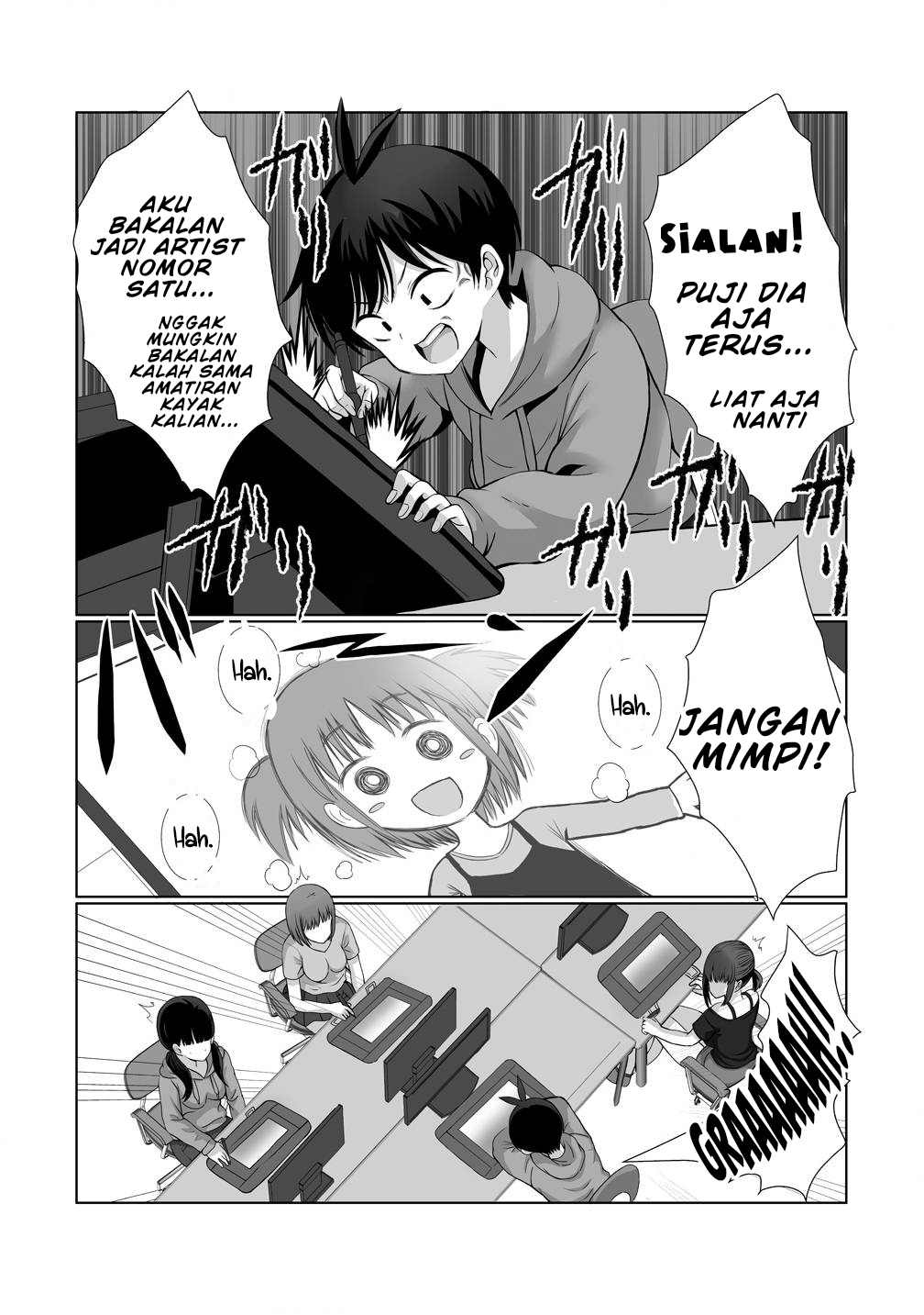 Kaita Mono wo Jittaika suru Nouryoku de Motenai Ore ga Harem Seikatsu Chapter 1 - halaman 4