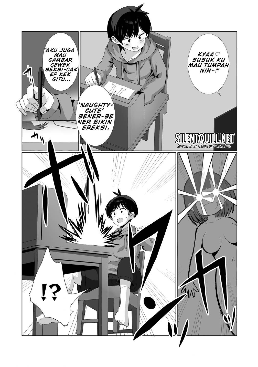 Kaita Mono wo Jittaika suru Nouryoku de Motenai Ore ga Harem Seikatsu Chapter 1 - halaman 9