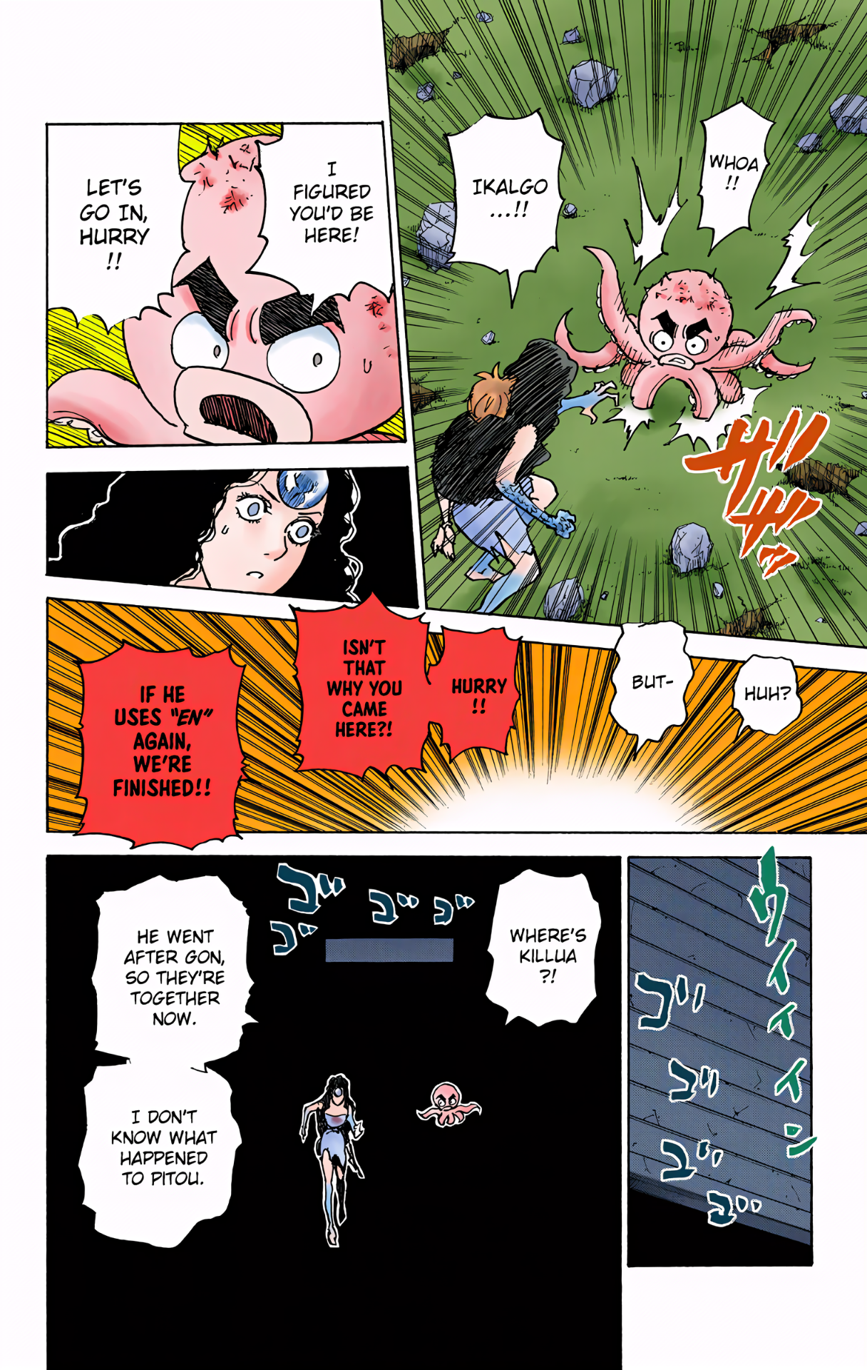 Halaman dari HUNTER x HUNTER (Official Colored) Chapter 309