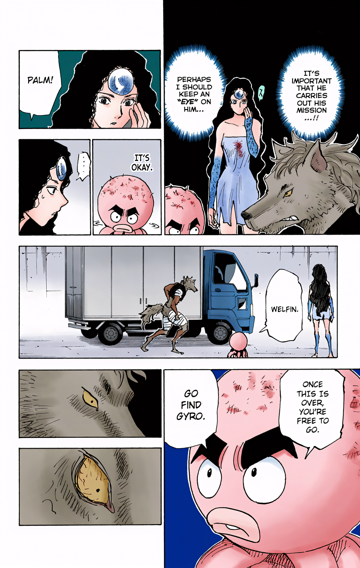 Halaman dari HUNTER x HUNTER (Official Colored) Chapter 309