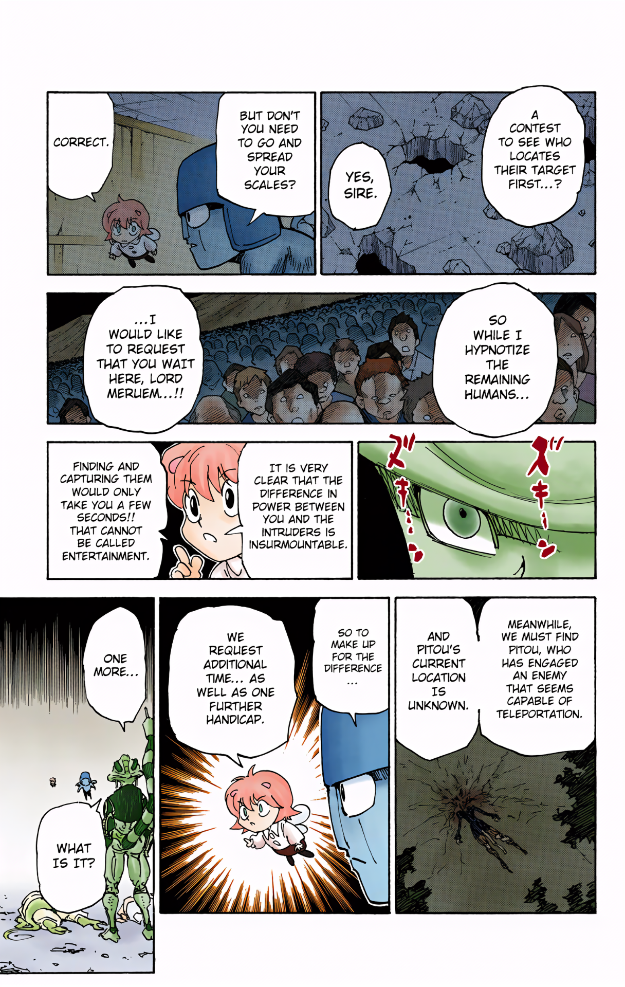 Halaman dari HUNTER x HUNTER (Official Colored) Chapter 309