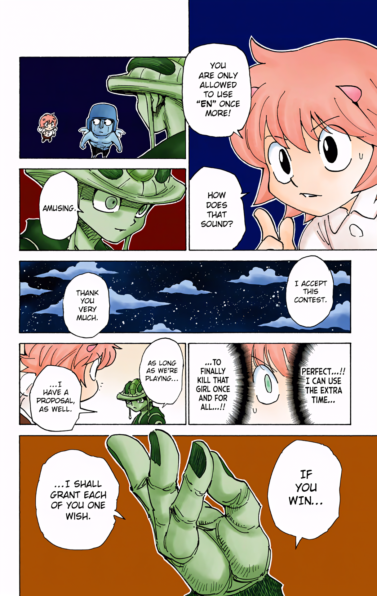 Halaman dari HUNTER x HUNTER (Official Colored) Chapter 309
