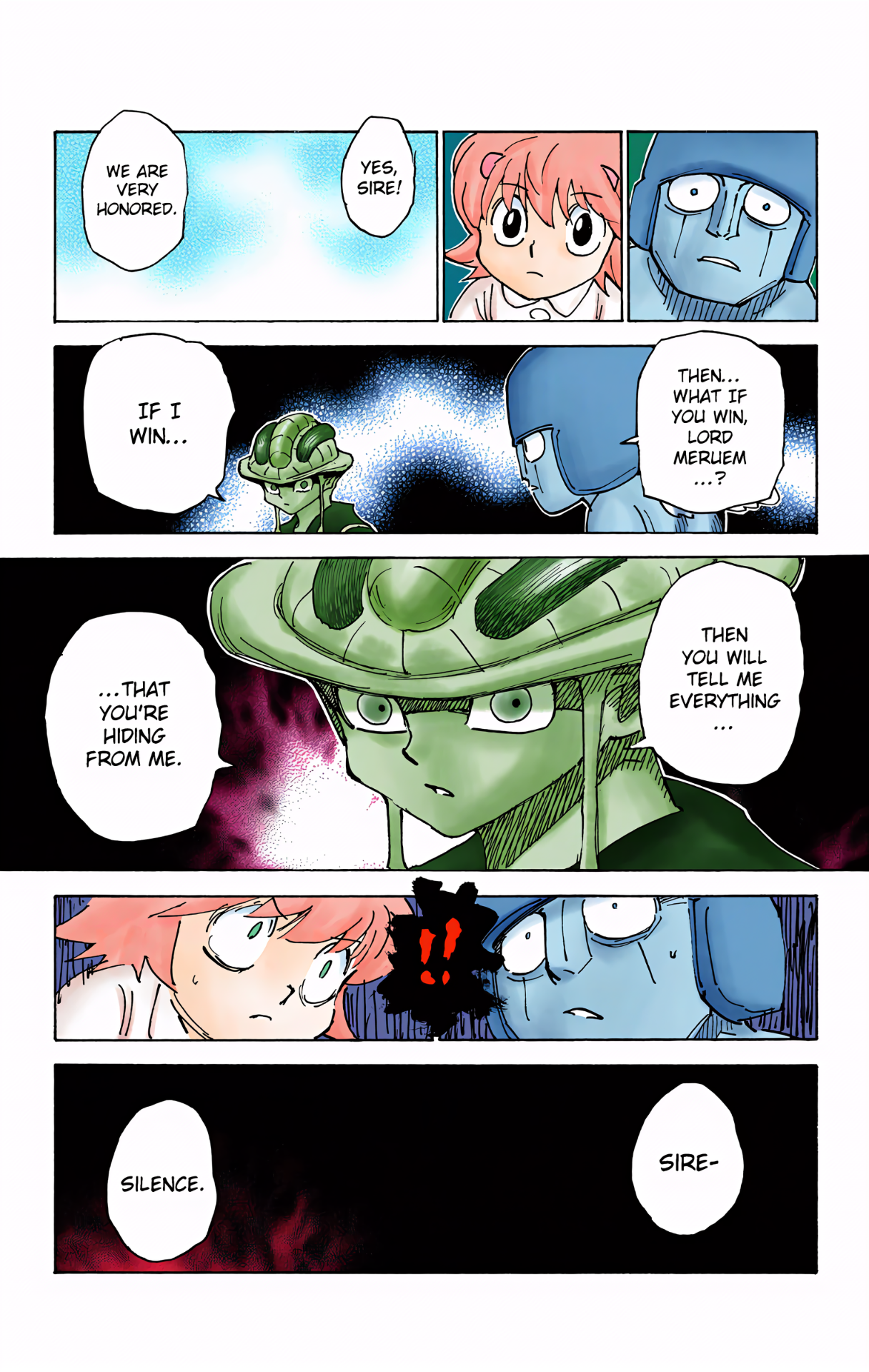 Halaman dari HUNTER x HUNTER (Official Colored) Chapter 309