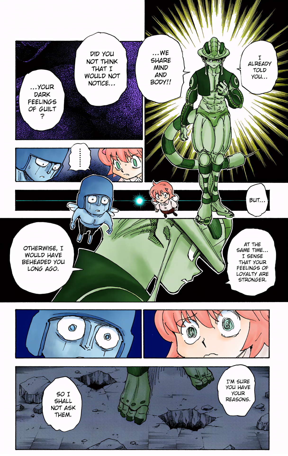 Halaman dari HUNTER x HUNTER (Official Colored) Chapter 309