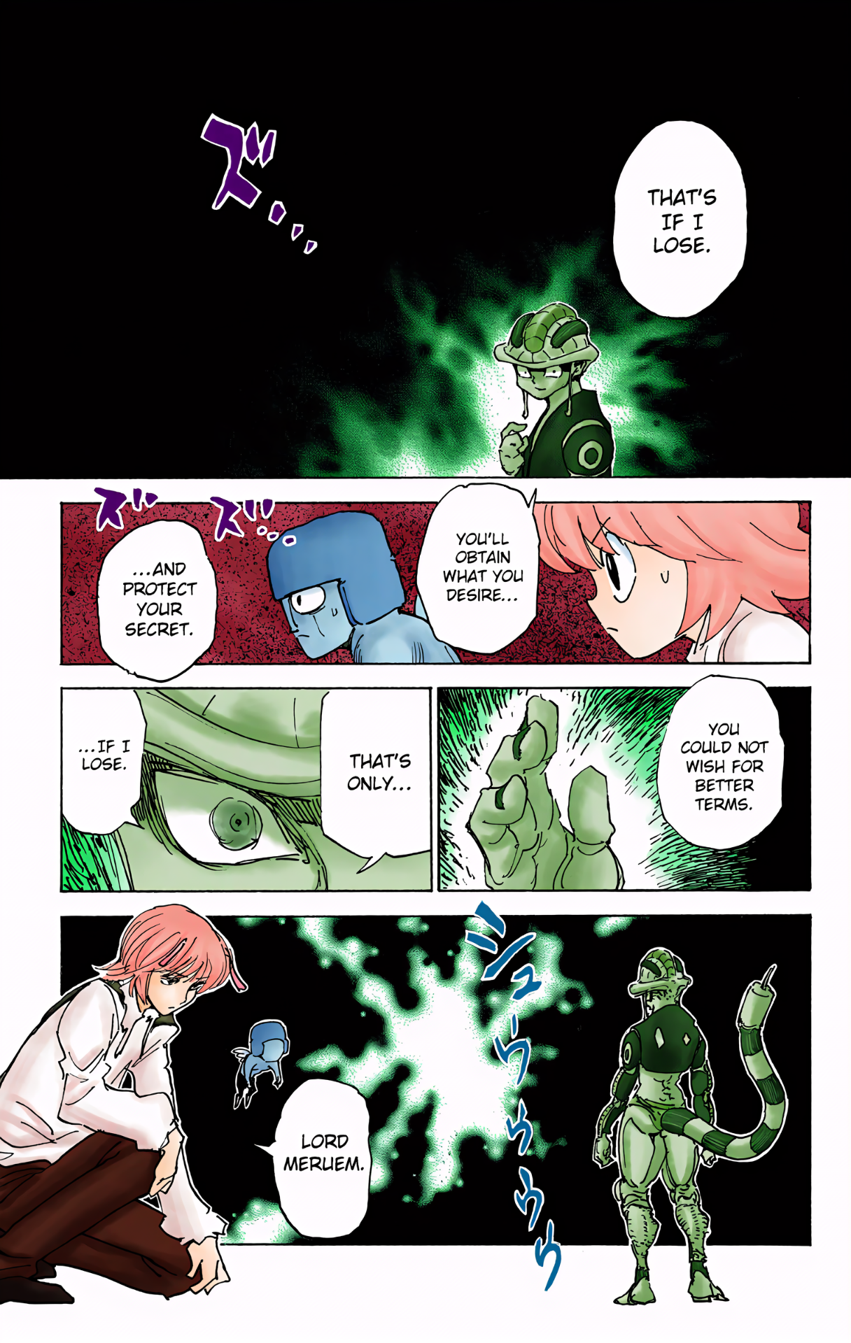 Halaman dari HUNTER x HUNTER (Official Colored) Chapter 309