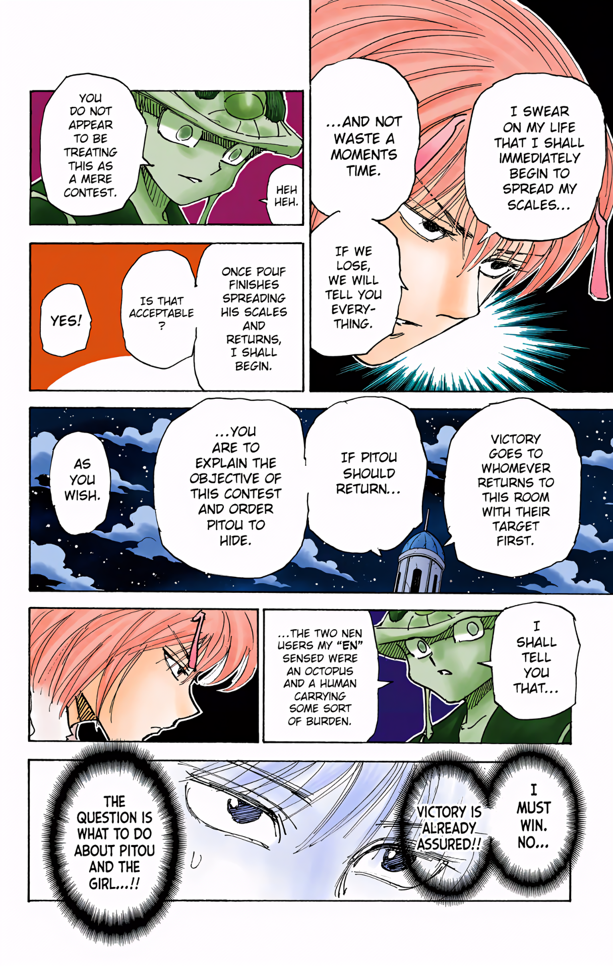 Halaman dari HUNTER x HUNTER (Official Colored) Chapter 309