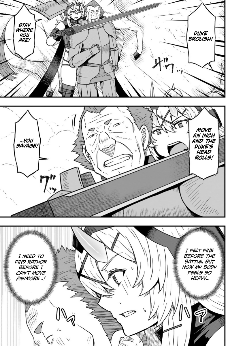 Halaman dari Isekai Saikyou no Yome desu ga, Yoru no Tatakai wa Ore no Hou ga Tsuyoi You desu: Chiryaku o Ikashite Nariagaru Harem Senki Chapter 17