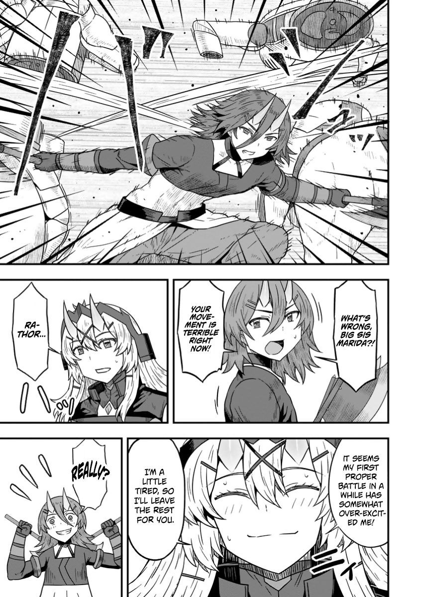 Halaman dari Isekai Saikyou no Yome desu ga, Yoru no Tatakai wa Ore no Hou ga Tsuyoi You desu: Chiryaku o Ikashite Nariagaru Harem Senki Chapter 17