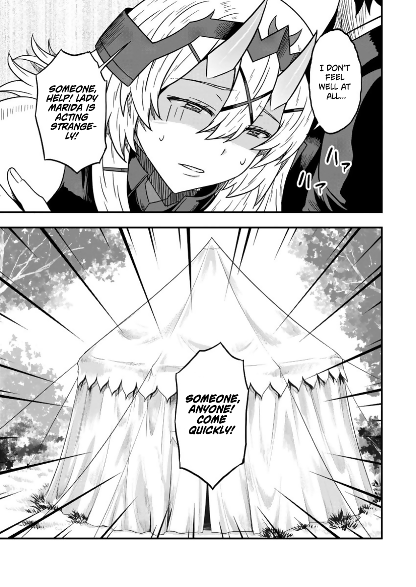 Halaman dari Isekai Saikyou no Yome desu ga, Yoru no Tatakai wa Ore no Hou ga Tsuyoi You desu: Chiryaku o Ikashite Nariagaru Harem Senki Chapter 17