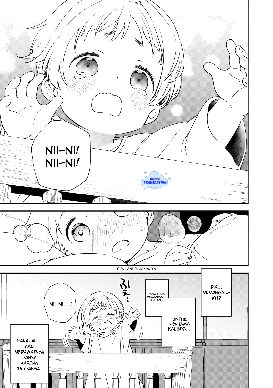 Shinu Unmei ni Aru Akuyaku Reijou no Ani ni Tensei shita node, Imouto wo Sodatete Mirai wo Kaetai to Omoimasu: Sekai Saikyou wa Ore dakedo, Sekai Saikawa wa Imouto ni Chigainai Chapter 1 - halaman 39