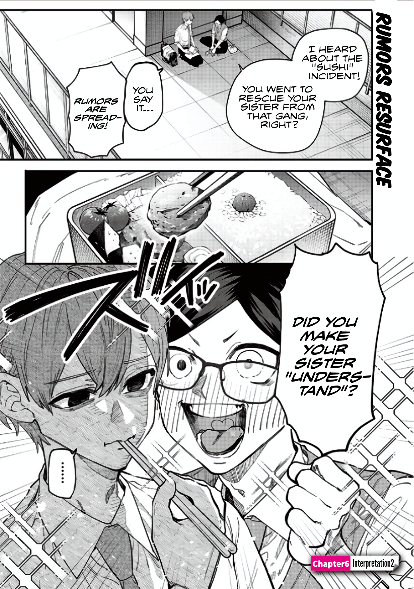 Halaman dari Namaiki na Gal Ane wo Wakaraseru Hanashi Chapter 6