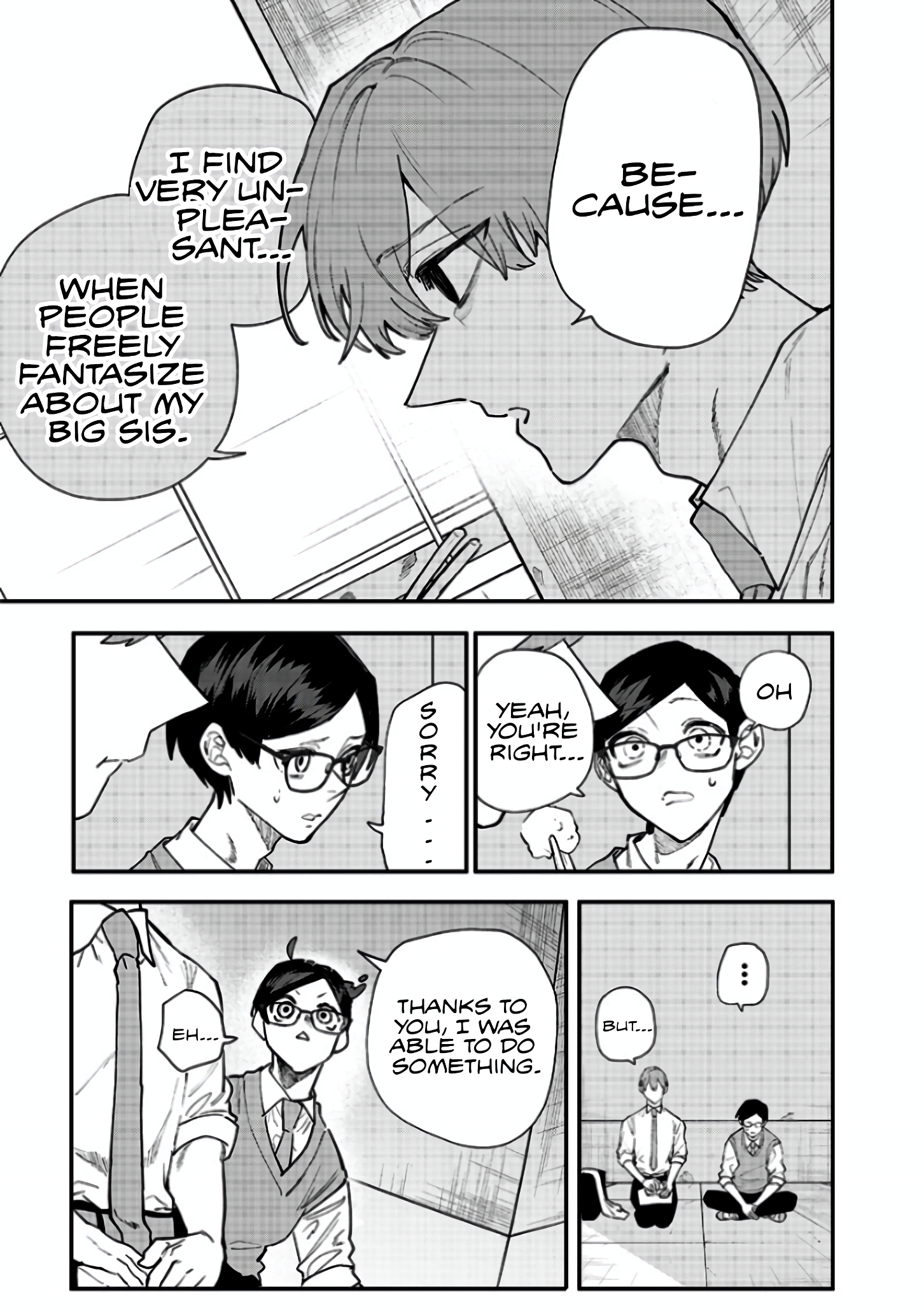 Halaman dari Namaiki na Gal Ane wo Wakaraseru Hanashi Chapter 6