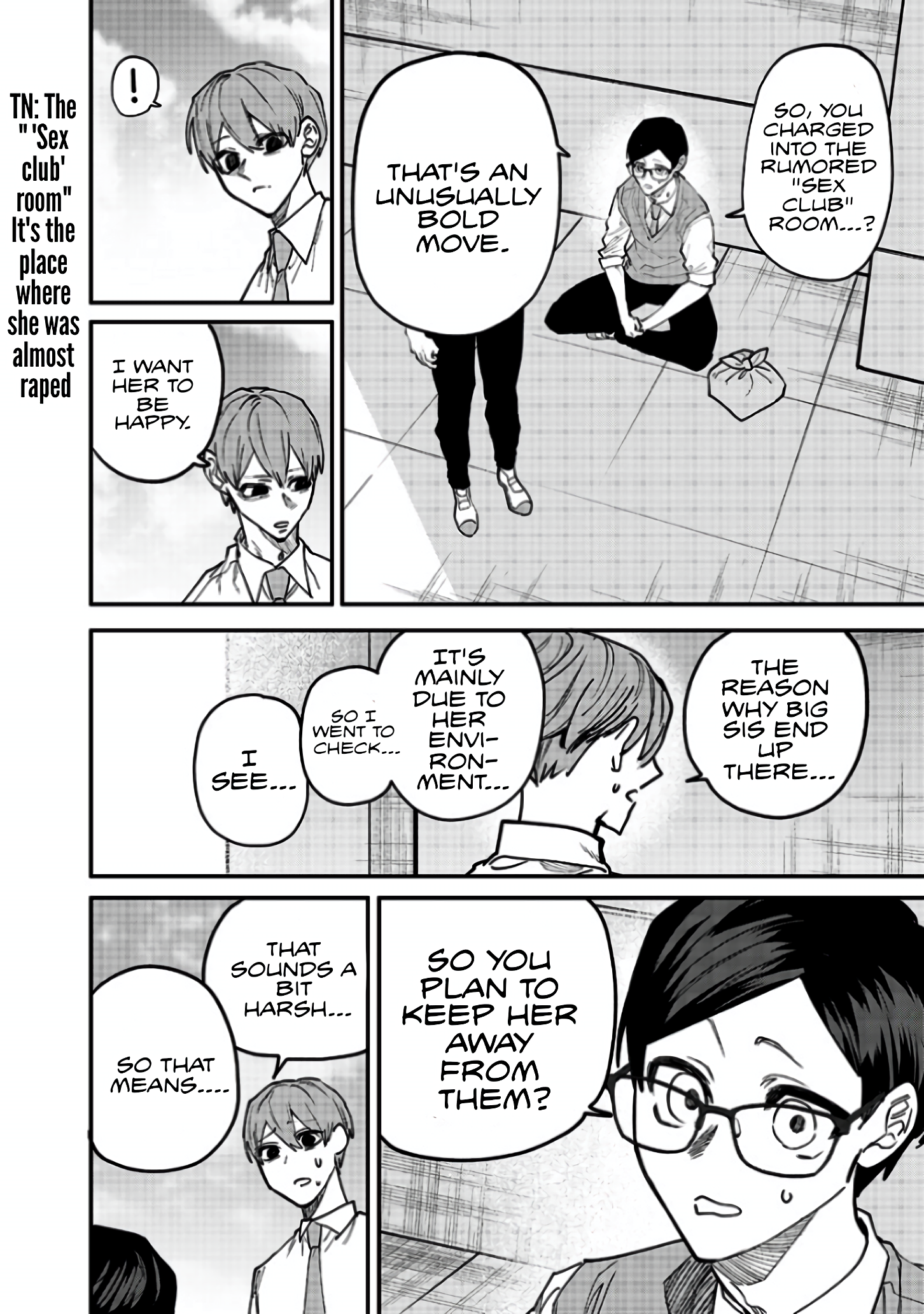 Halaman dari Namaiki na Gal Ane wo Wakaraseru Hanashi Chapter 6