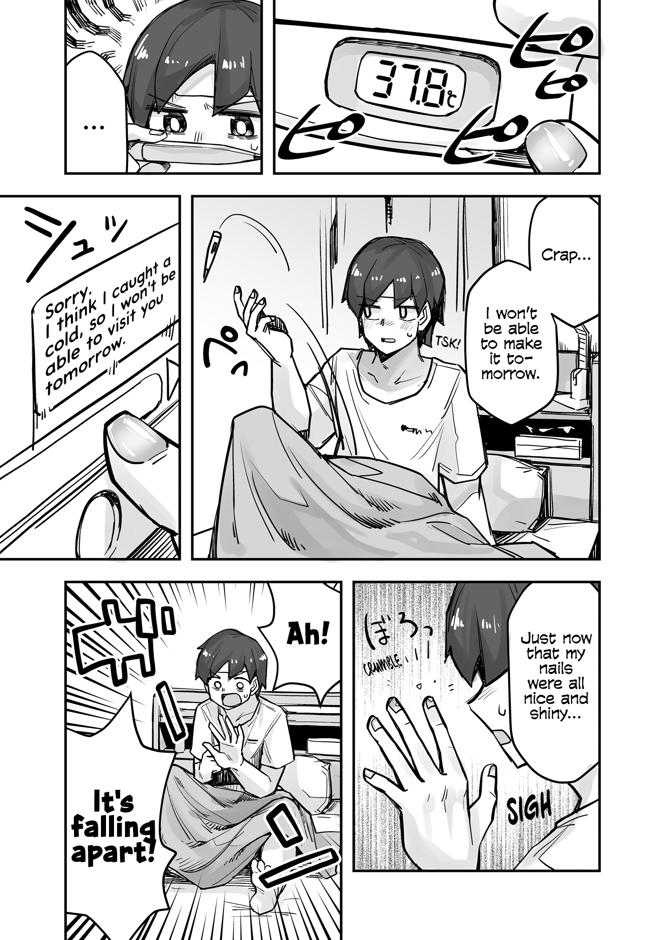 Halaman dari Ikemen Joshi to Josou Danshi Chapter 86