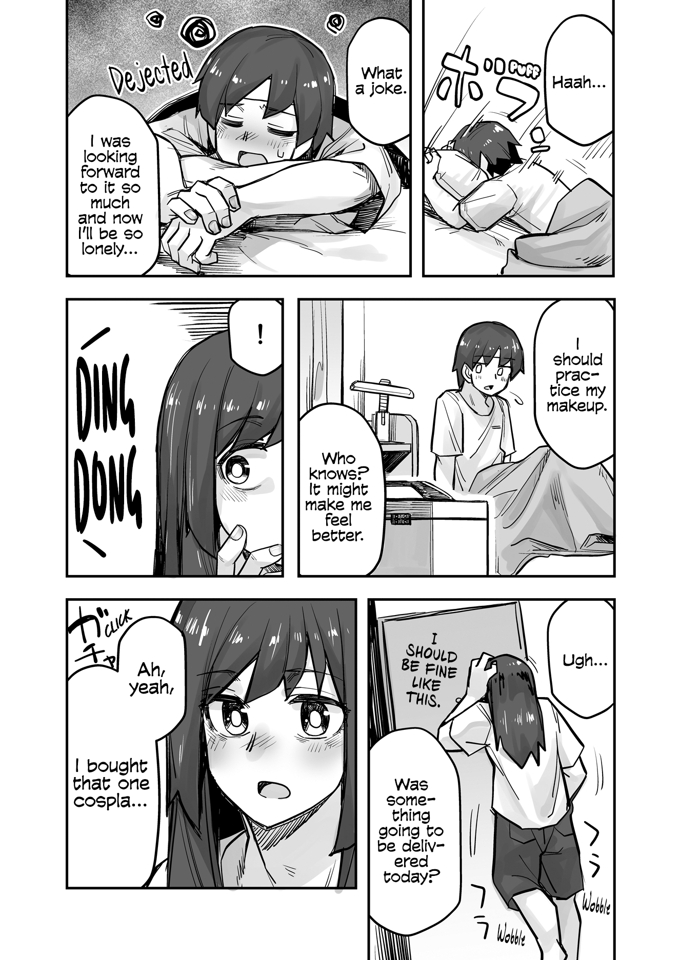 Halaman dari Ikemen Joshi to Josou Danshi Chapter 86