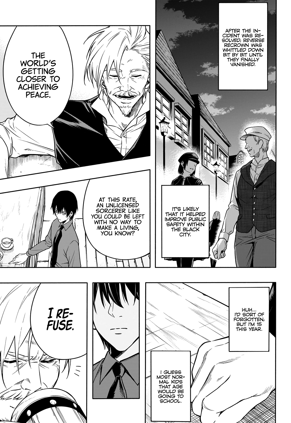 Halaman dari Ouritsu Mahou Gakuen no Saikasei ~Hinkongai Agari no Saikyou Mahoushi, Kizoku Darake no Gakuen de Musou Suru~ Chapter 3