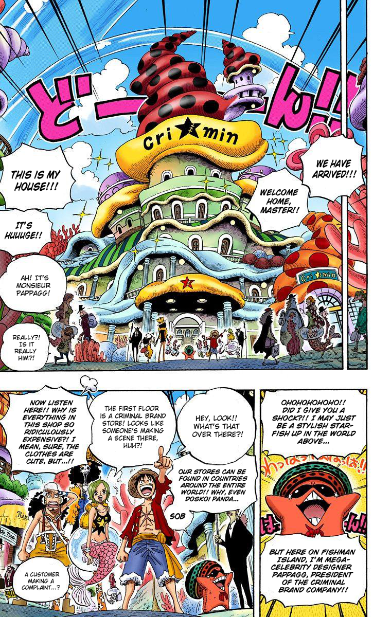 Halaman dari One Piece (Official Colored) Chapter 611