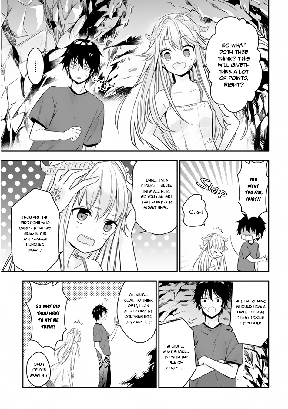 Halaman dari Maou ni Natta node, Dungeon Tsukutte Jingai Musume to Honobono Suru Chapter 4.1