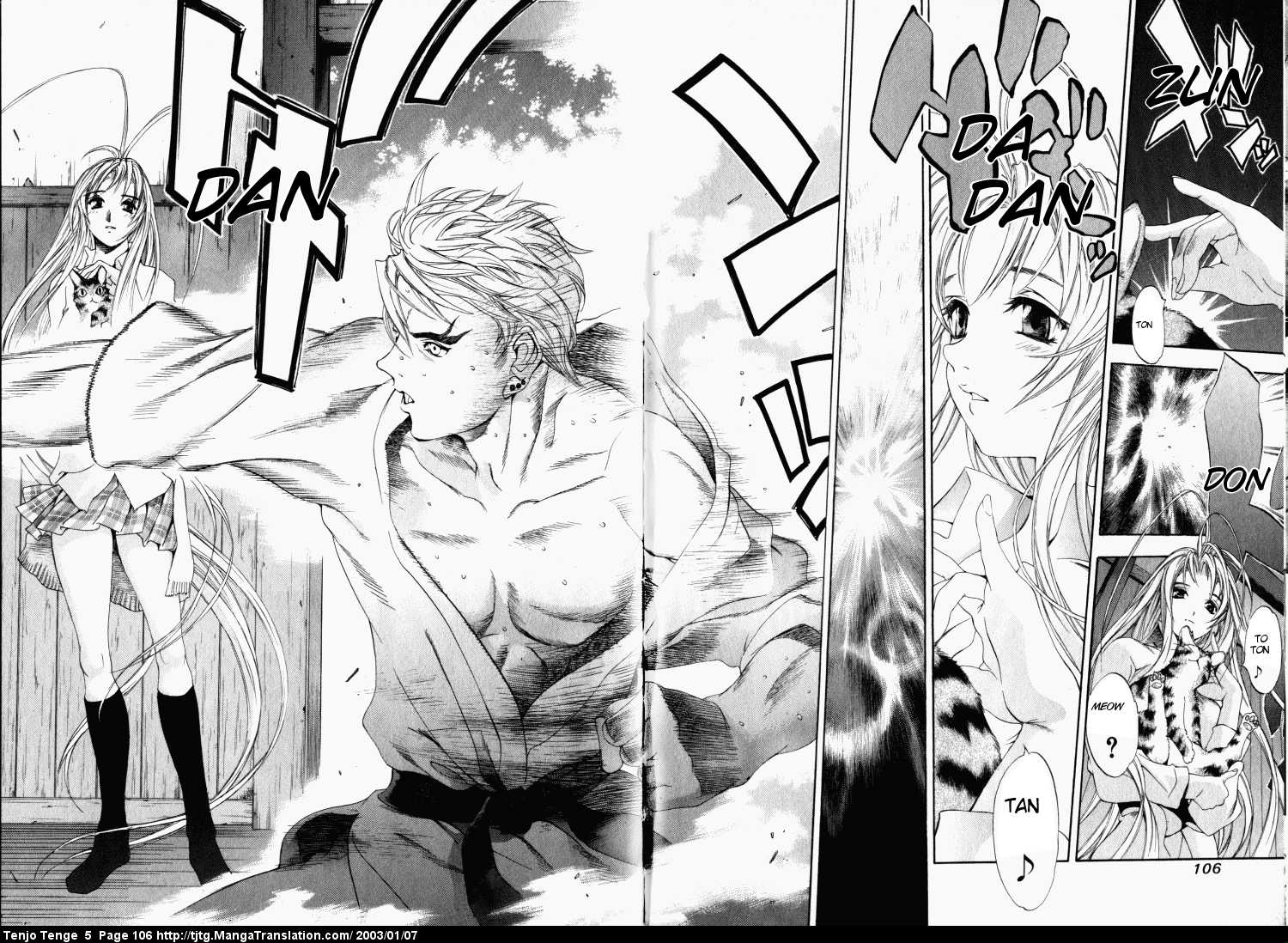 Halaman dari Tenjou Tenge Chapter 30