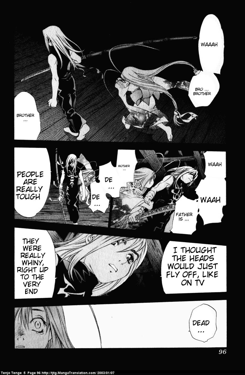 Halaman dari Tenjou Tenge Chapter 30