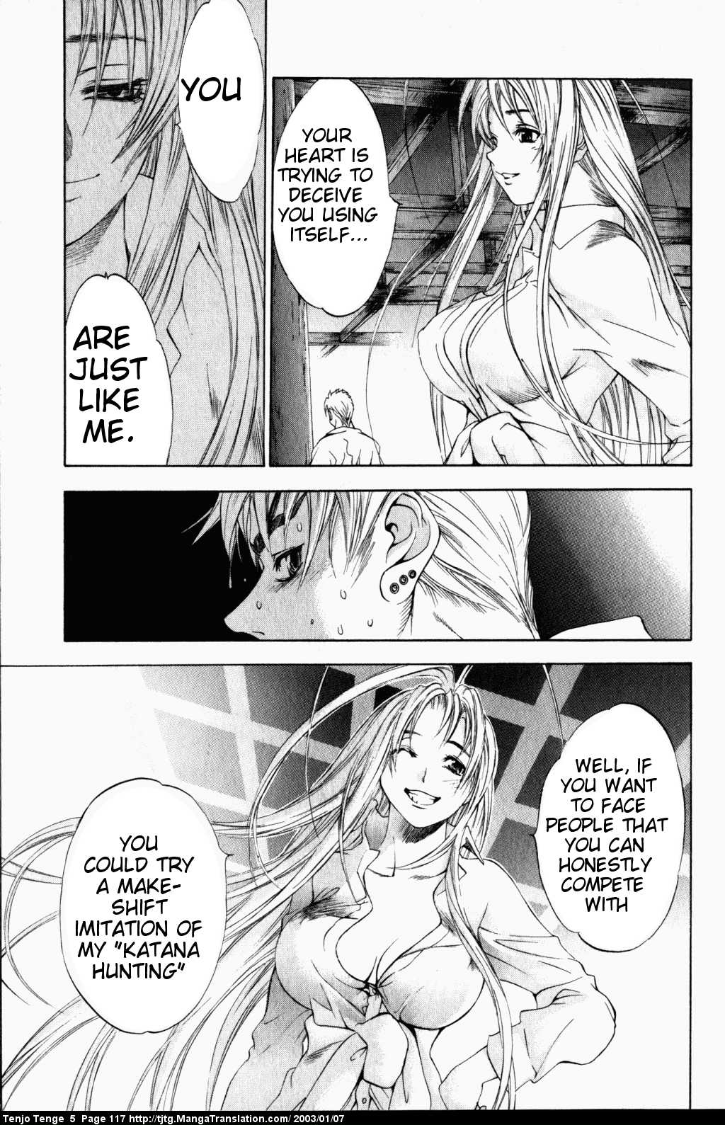 Halaman dari Tenjou Tenge Chapter 30