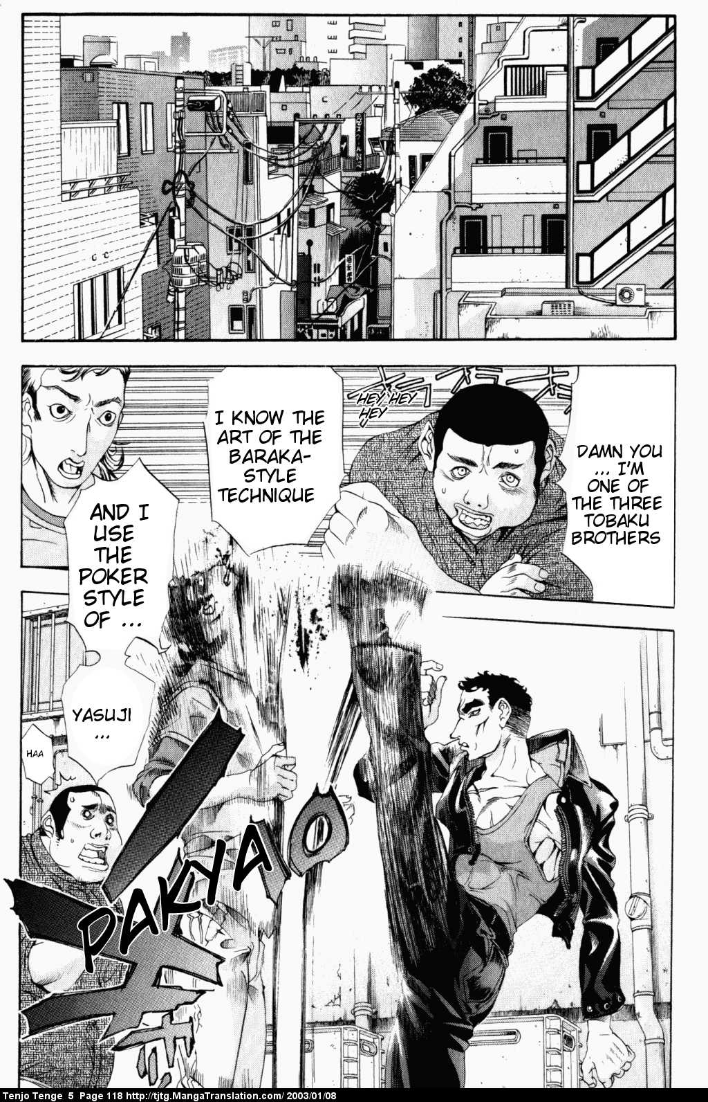 Halaman dari Tenjou Tenge Chapter 30