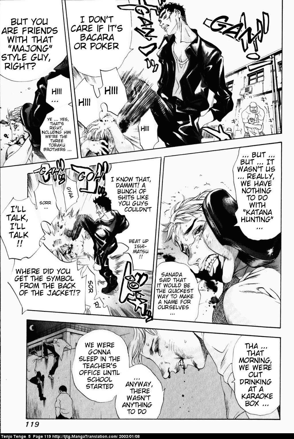 Halaman dari Tenjou Tenge Chapter 30