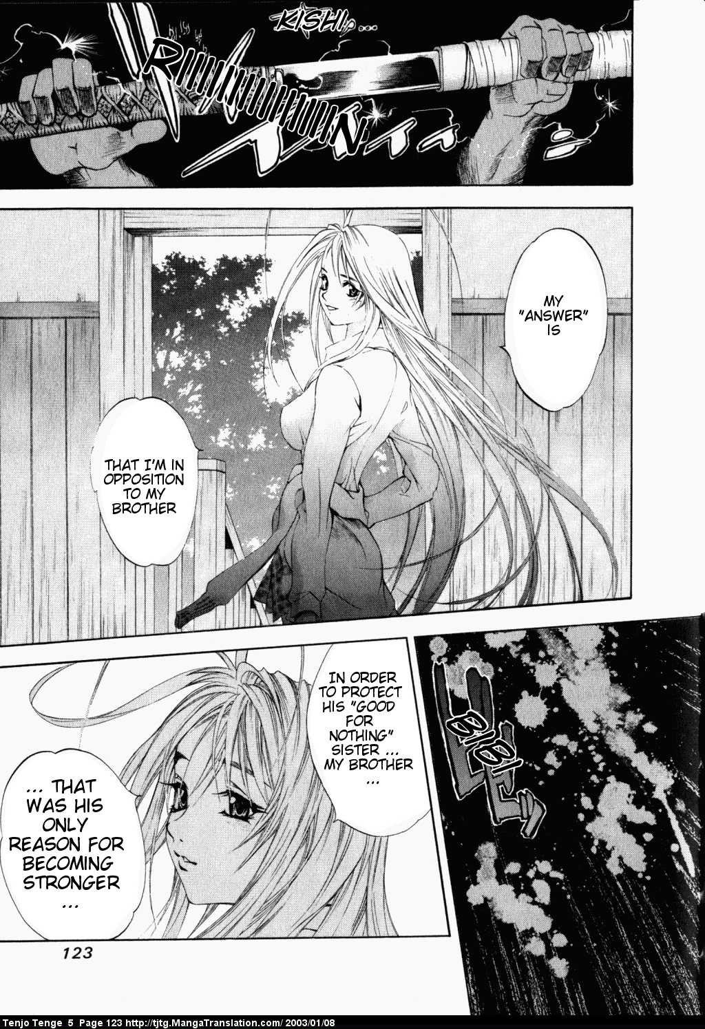 Halaman dari Tenjou Tenge Chapter 30