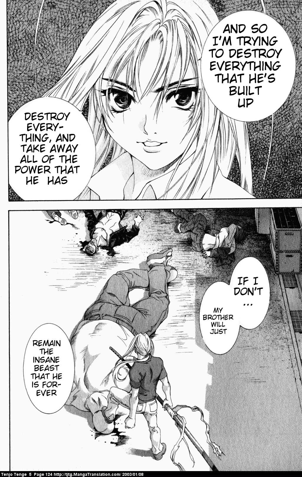 Halaman dari Tenjou Tenge Chapter 30