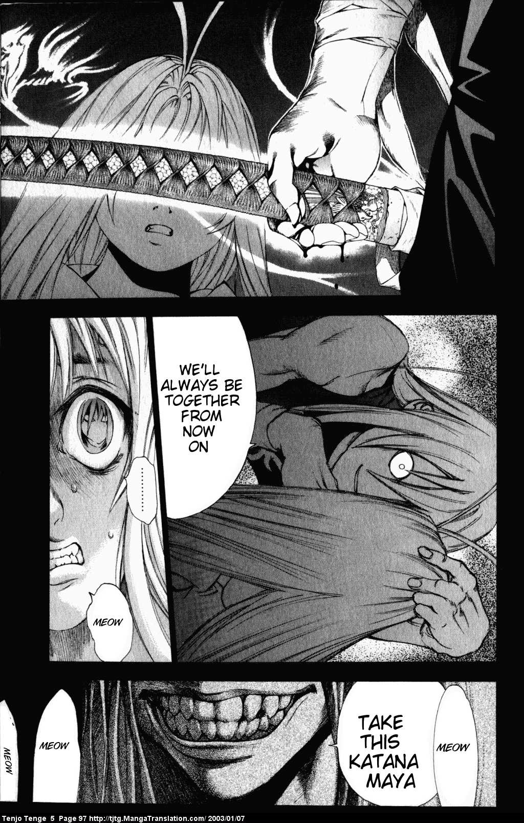 Halaman dari Tenjou Tenge Chapter 30