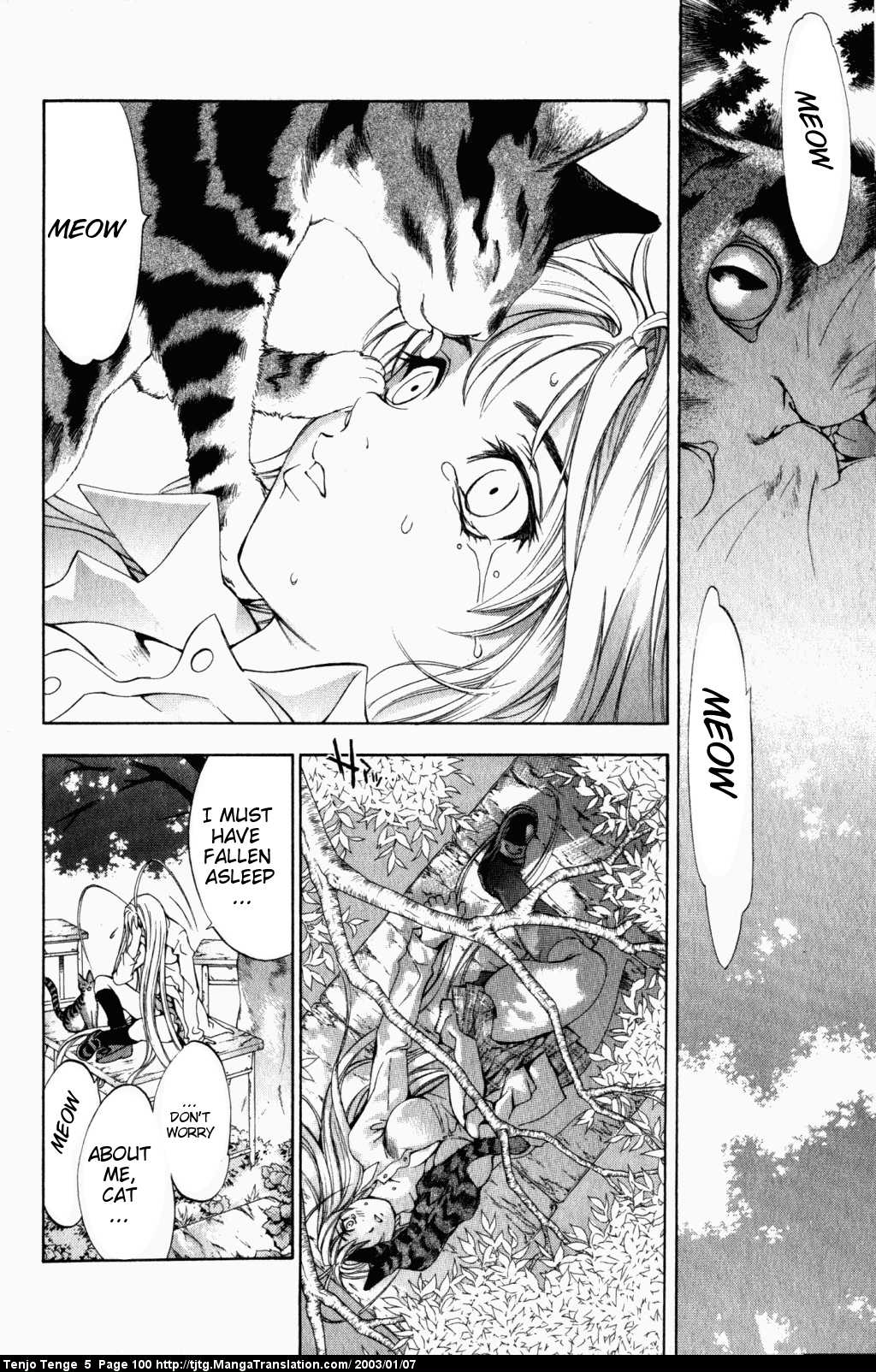 Halaman dari Tenjou Tenge Chapter 30